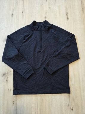Public Rec Men's 1/2 Zip Sweatshirt Size XL Black